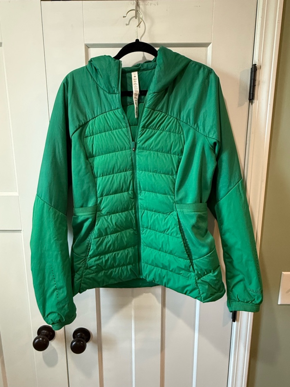 Lululemon Green Hooded Insulated Jacket